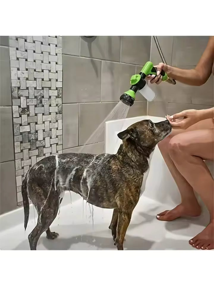 8-In-1 Outdoor Multi-Function Hose Nozzle Pet Bath Dog Wash