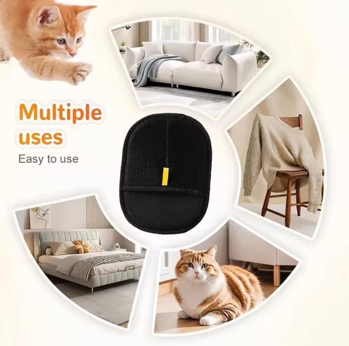 FurSweep™ Pet Hair Remover Glove